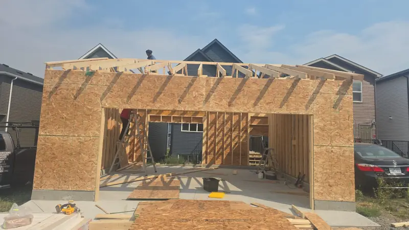 Framing for a new detached garage